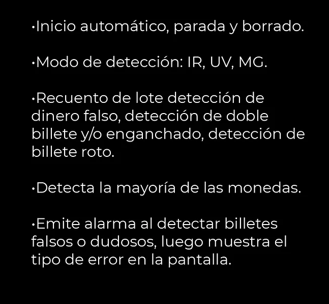 Contadora de Billetes DAEWOO (DW-BILL006)