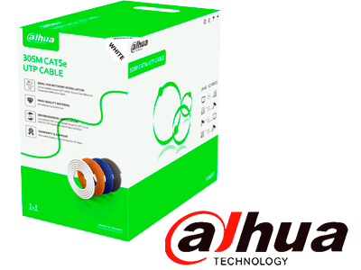 Cable UTP Dahua Interior Cat 5e x 305 Mts BLANCO (DH-PFM922I-5EUN-C)