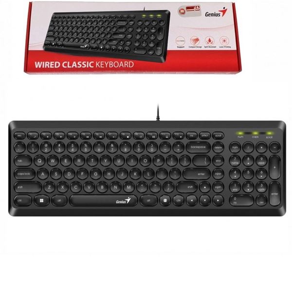 Teclado Genius SlimStar Usb Q200 (31310020401)