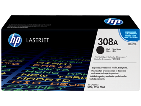 Toner HP 308A Original Negro (Q2670A) - OUTLET