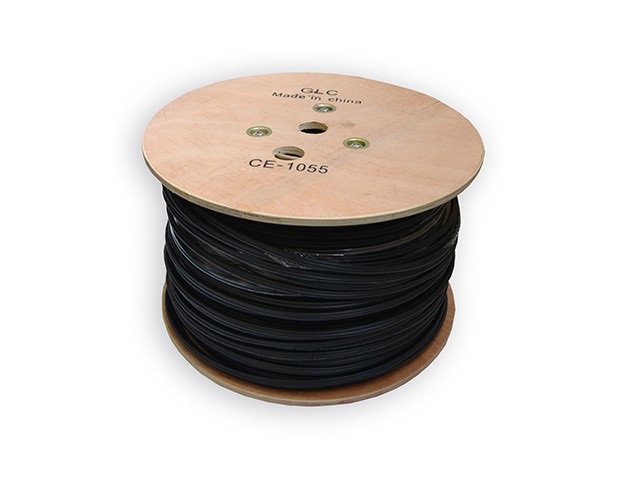 Cable FTP GLC MAX Exterior Cat5e Con Portante Acero 305 Mts (CE-1055)