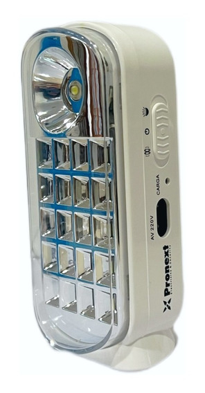Luz de Emergencia+Linterna LED de 20 Leds Pronext (EL L20)