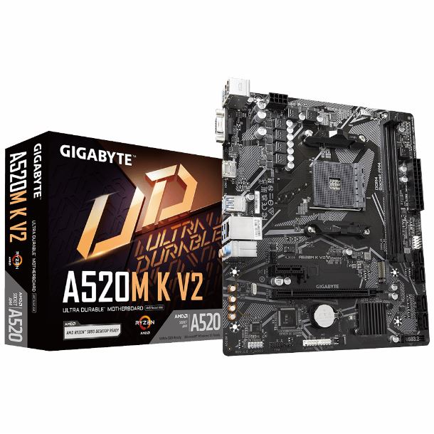 Mother Gigabyte A520M K V2 AM4