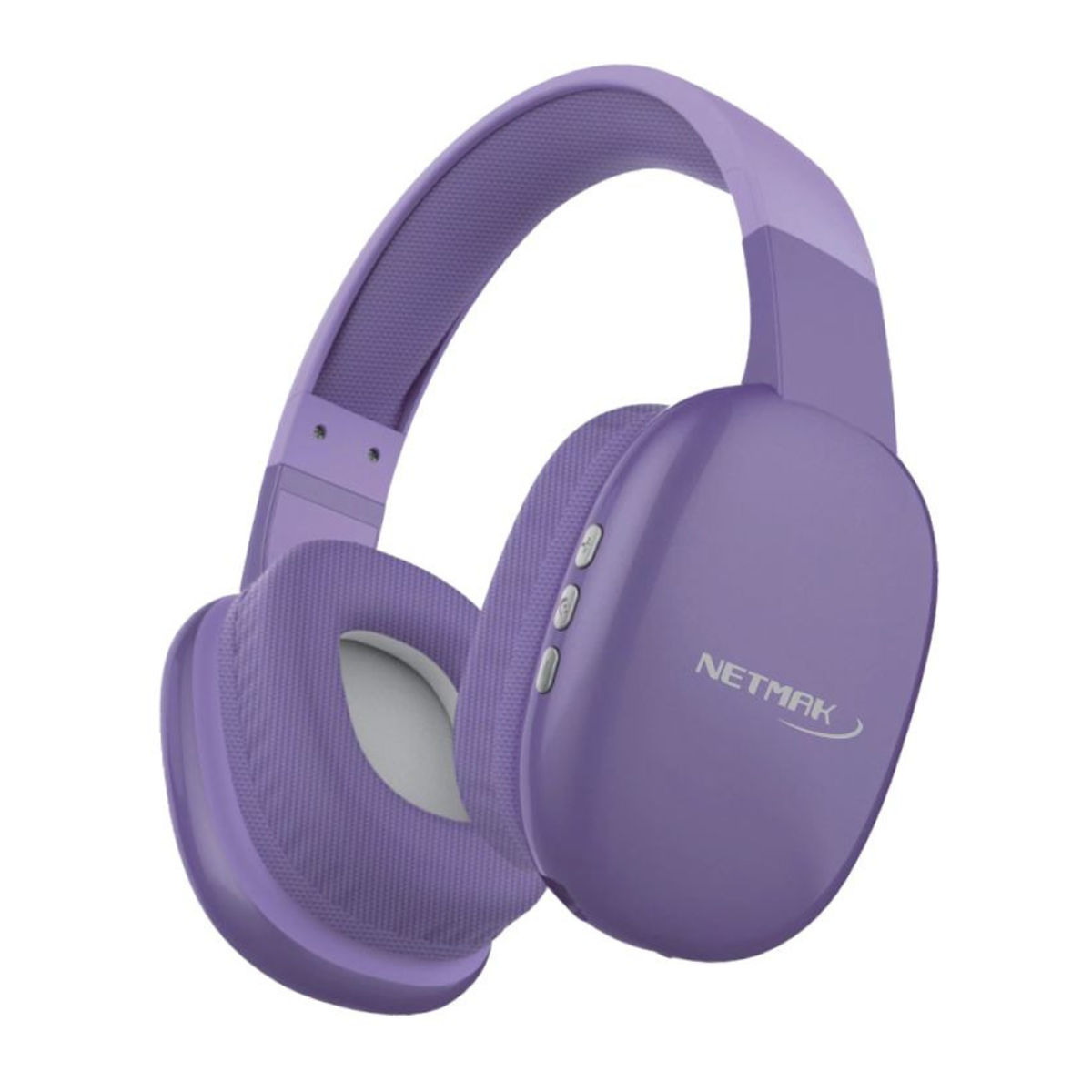 Auricular Bluetooth Dual Tipo Vincha Netmak (NM-VOLT-P) Violeta