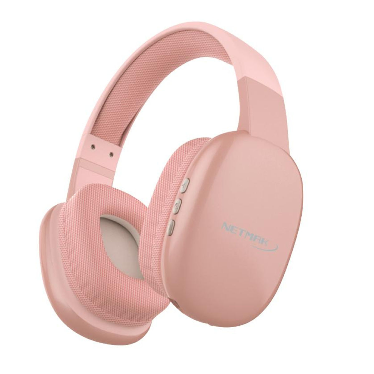 Auricular Bluetooth Dual Tipo Vincha Netmak (NM-VOLT-RS) Rosa