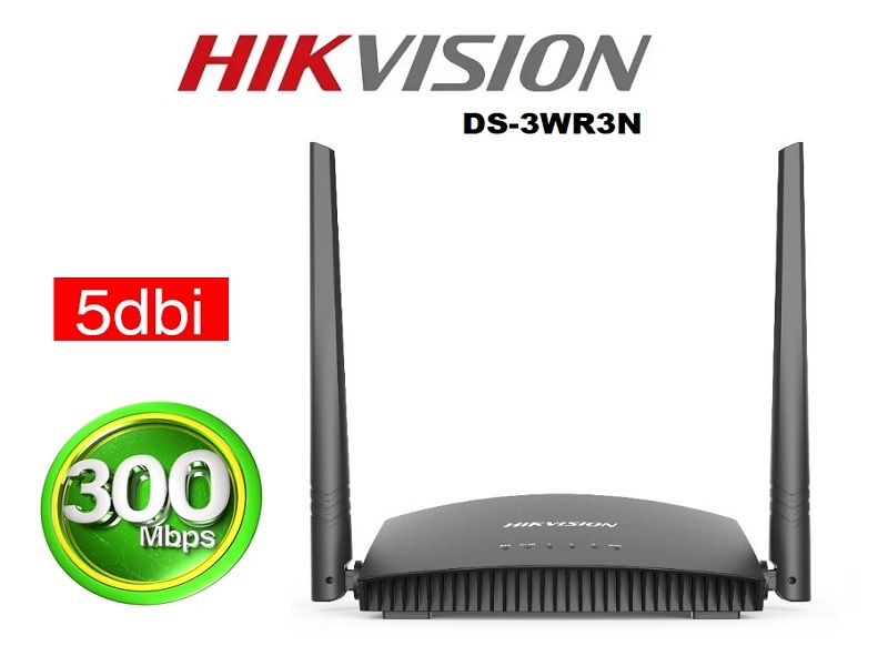 Router Inalambrico Hikvision 300 Mbps WR3N (DS-3WR3N)