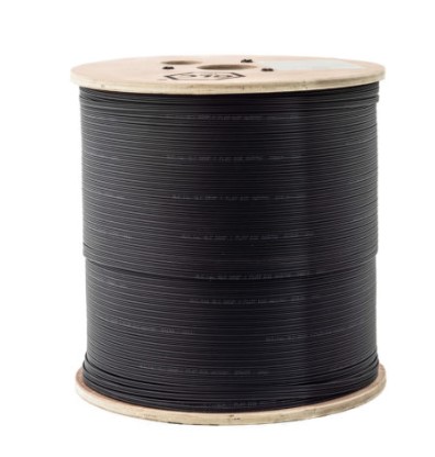 Drop Cable Flat 1 Cores SM FIG.8 C/Portante Dielectrico x1000mts (GLC-DROP-1-FLAT-DIE)