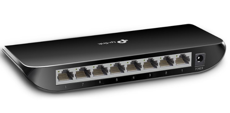 Switch TP-LINK 8 Puertos 10/100/1000 Mbps (TL-SG1008D)