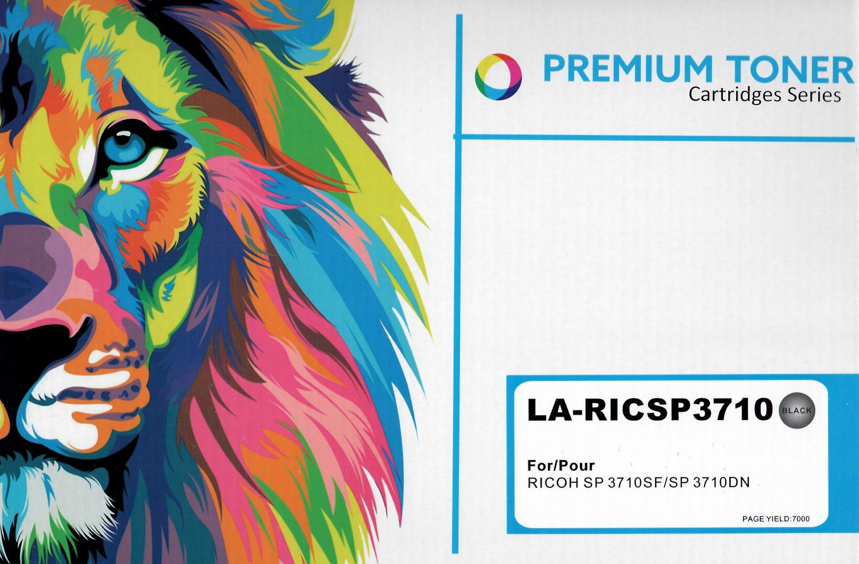 Toner Ricoh 3710 Alternativo Premium (LA-RICSP3710)