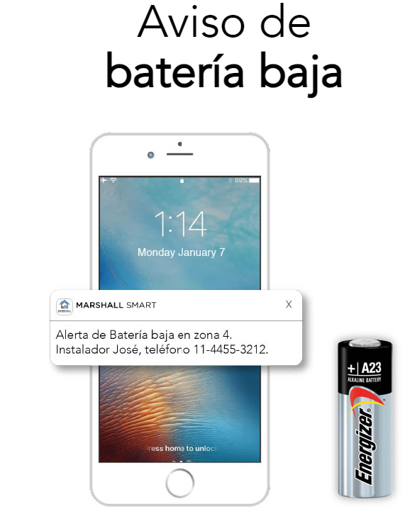 Sensor Magnetico Inalambrico Para Alarmas Marshall Pulsar RF