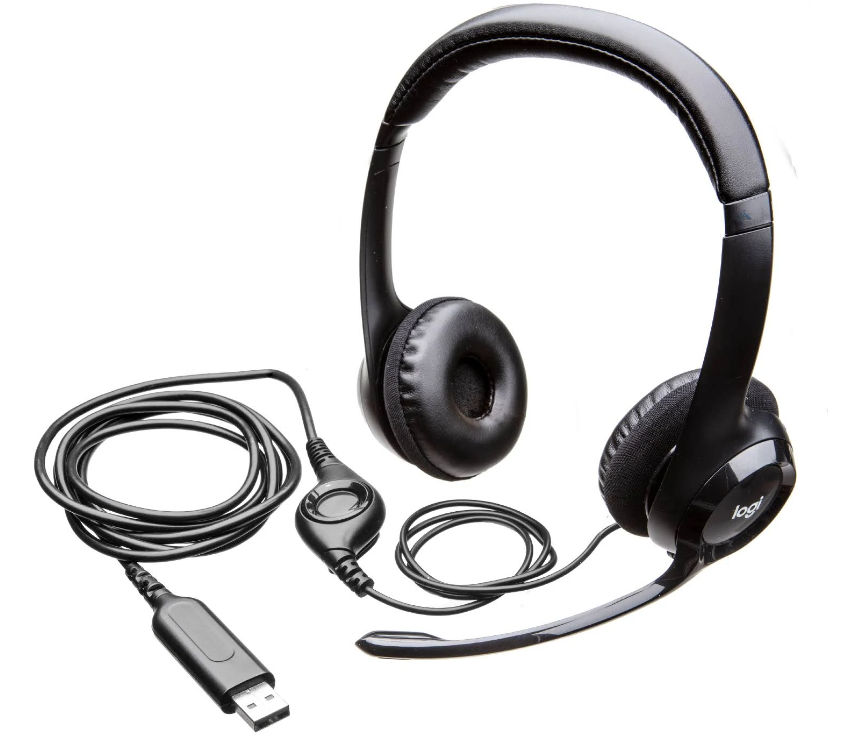 Auricular Logitech Con Microfono USB H390 Negro (981-000014)
