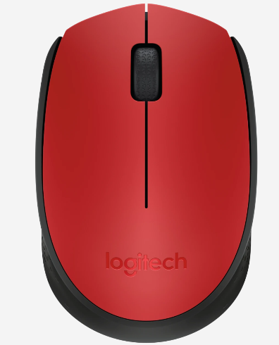 Mouse Inalambrico Logitech M170 Rojo (910-004941)