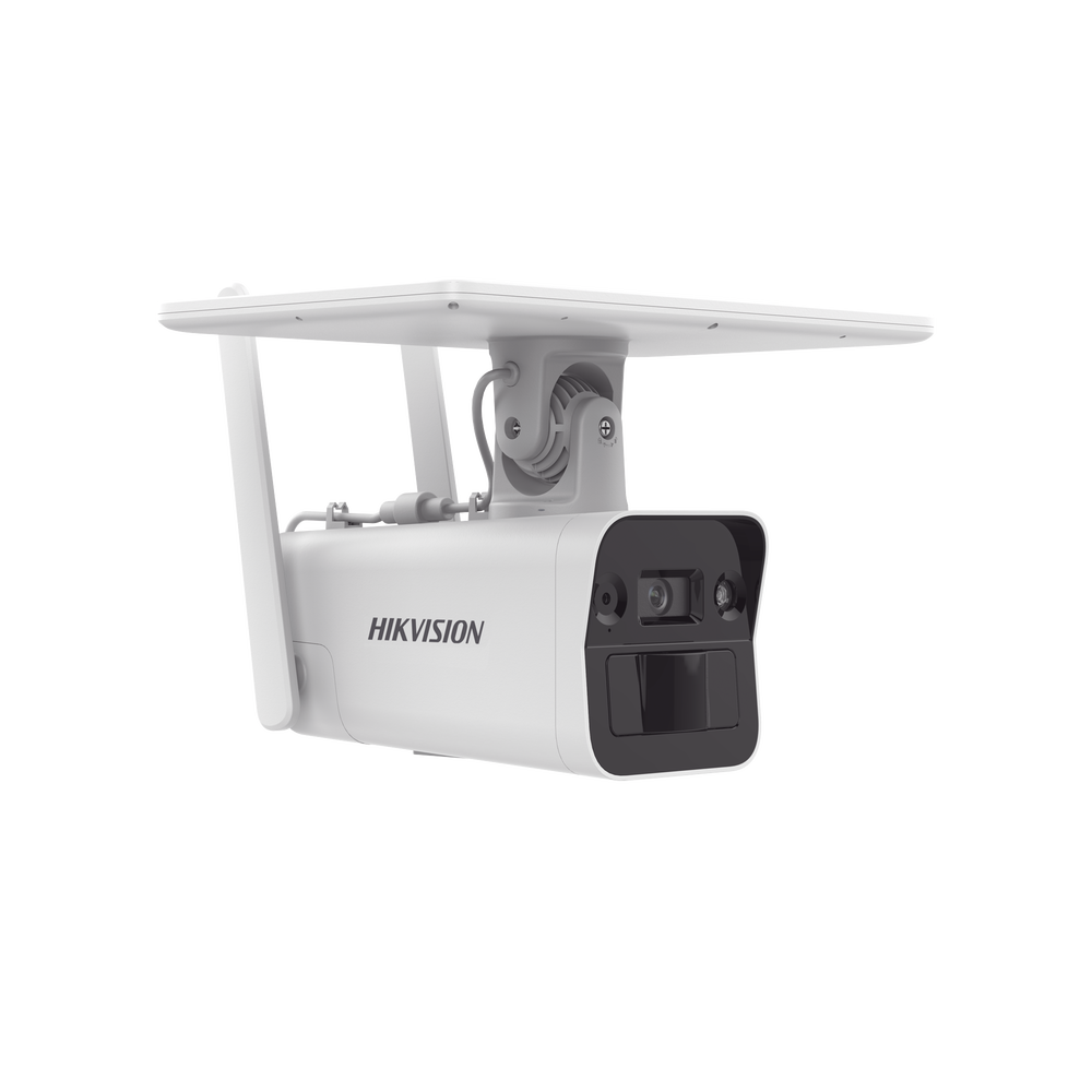 Kit Solar IP Aio Hikvision /Radar + PIR/4 MP/Lente 4mm/Panel Solar/4G (DS-2XS2T41G1-ID/4G/C05S07)