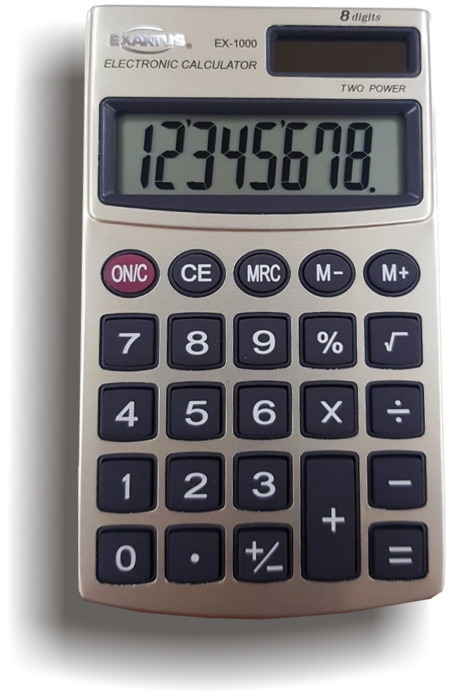 Calculadora Exaktus EX-1000 color Metal