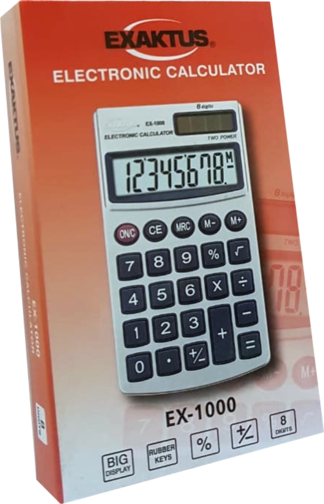 Calculadora Exaktus EX-1000 color Metal