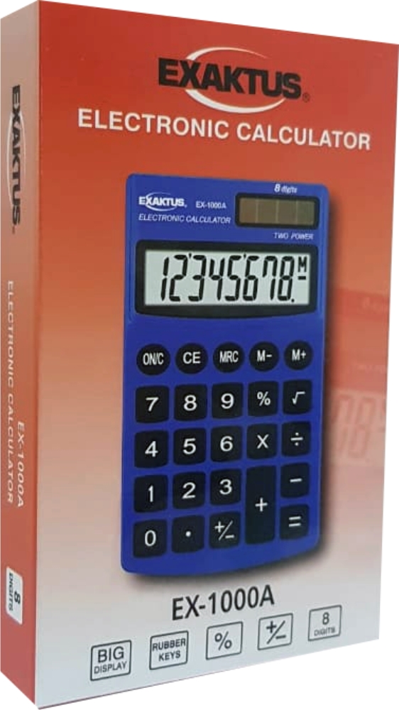 Calculadora Exaktus EX-1000A Azul