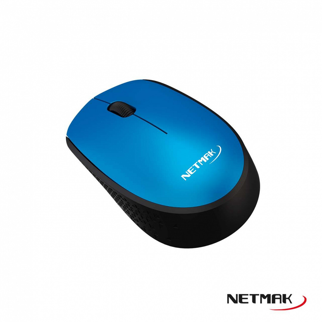 Mouse Inalambrico Netmak (NM-M680-B) Azul