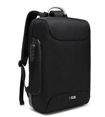 Mochila Kolke 15.6" Anti Robo C/Candado (KVM-603) 630296 Negra