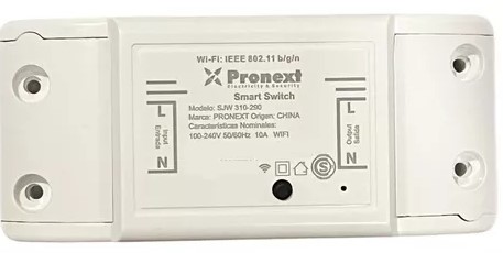 Smart Switch 1 Salidas x1 10A Pronext (STW R110)