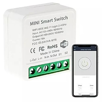 Smart Switch 2 Salidas x1 16A Pronext (STW C216)
