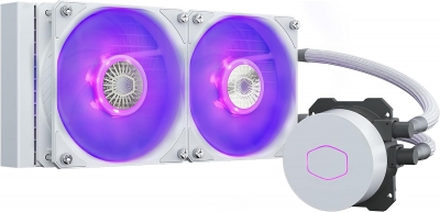 Water Cooler Cooler Master MasterLiquid ML240L V2 RGB (MLW-D24M-A18PC-RW) White Edition