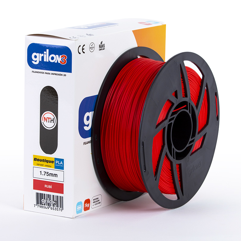 Monofilamento 3D Grilon3 Pla BOUTIQUE RUBI 1.75 X 1Kg
