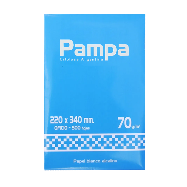 Resma Papel A4 Pampa 70 Grs x 500 Unidades