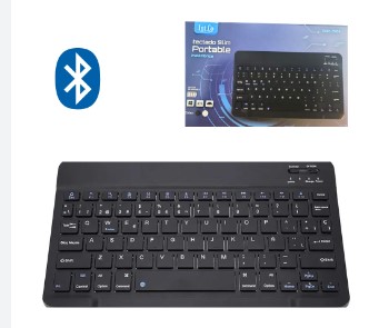 Teclado Inalambrico Bluetooth Portatil Int.Co (RDK-904) NEGRO