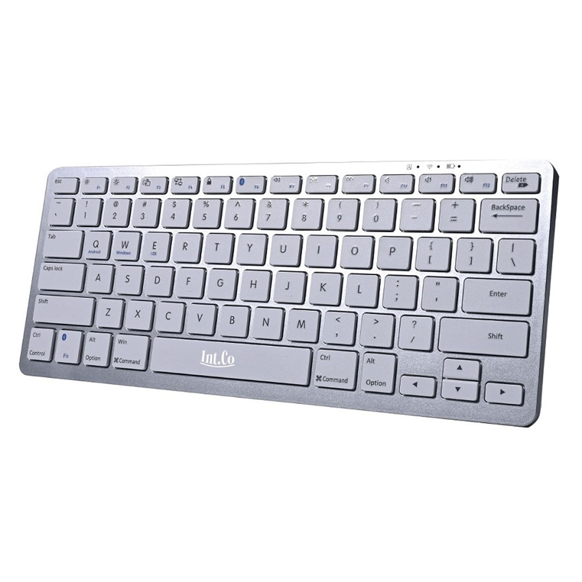 Teclado Inalambrico Bluetooth Int.Co (RDK-902) BLANCO
