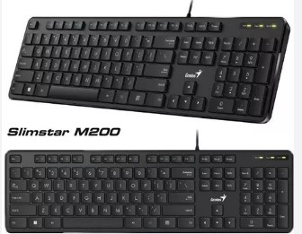 Teclado USB Genius SlimStar M200
