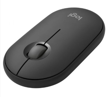 Mouse Inalambrico Logitech M350S Pebble Mouse 2 (910-0007049) Negro