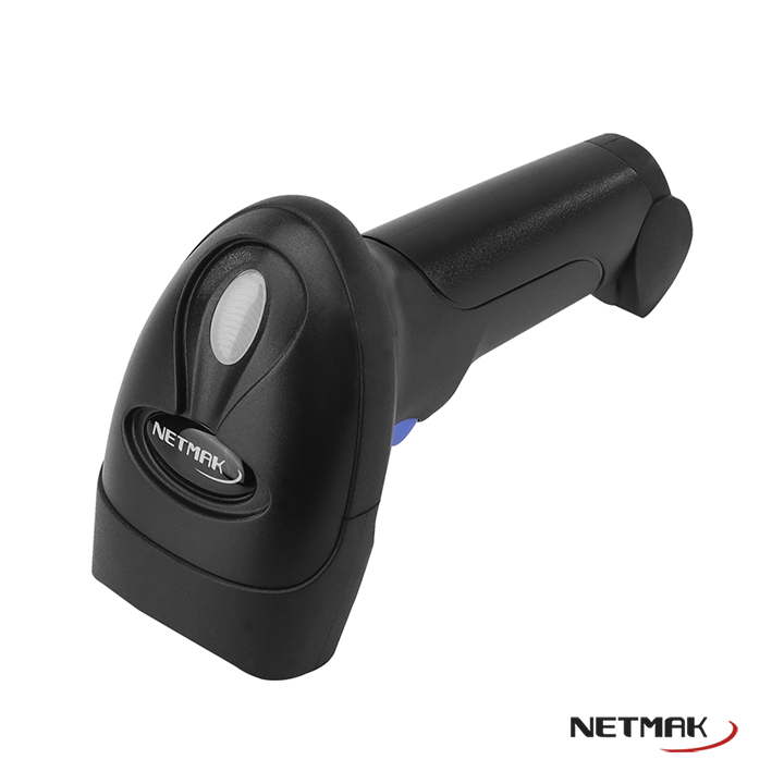 Lector De Codigo De Barras y QR 1D-2D Inalambrico Netmak (NM-LC308)