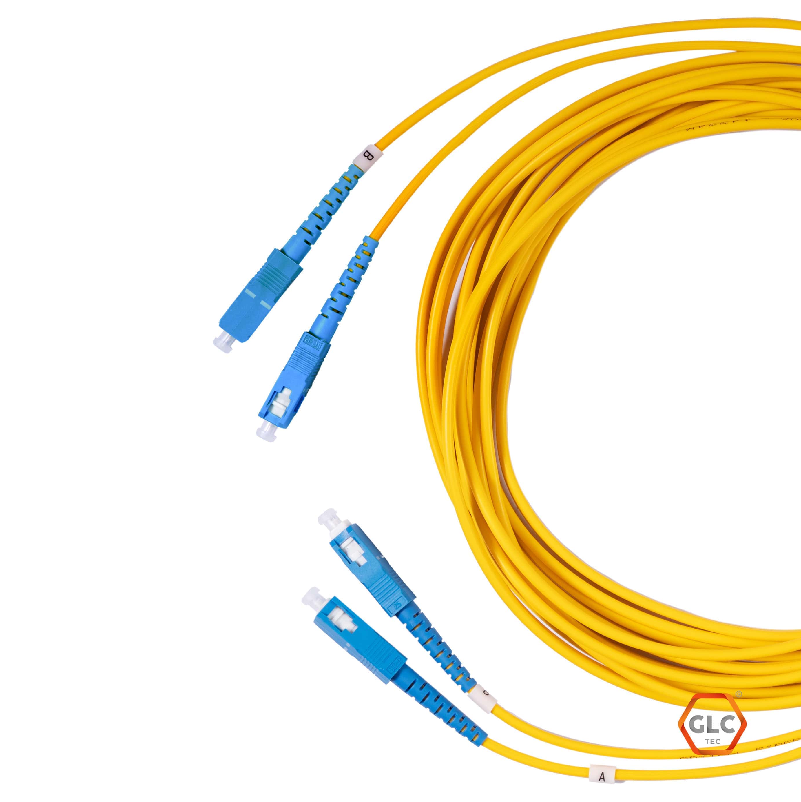 Patch Cord Fibra Optica GLC SC/PC-SC/PC SM 10MTS Duplex (FO-2301)