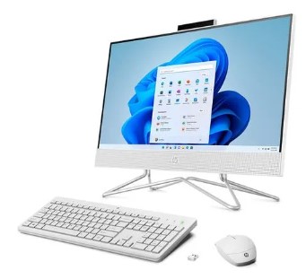AIO HP 21.5" FHD Celeron J4025/4GB DDR4 2400/125GB SSD M.2/W11 H (7Z166LA#AC8) Snow White