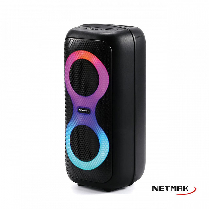 Parlante Doble de 4" Portable Bluetooth Netmak (NM-CYRUS)
