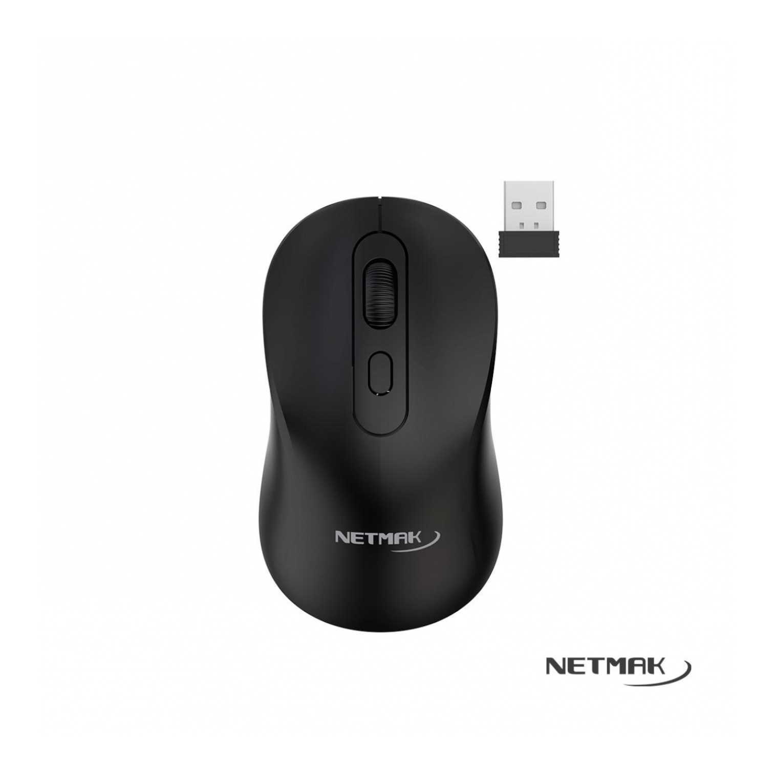 Mouse Inalambrico Optimize Netmak Bateria recargable (NM-M640)