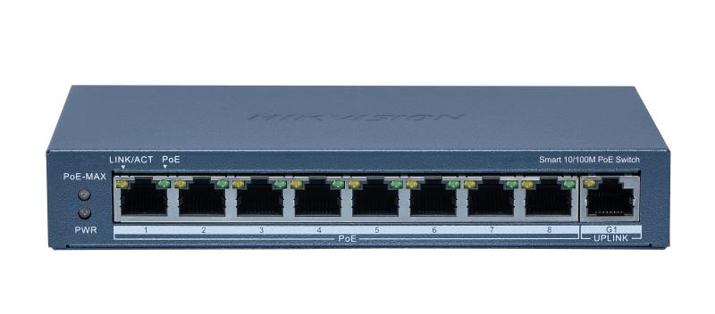 switch PoE 9 Puertos Hikvision (DS-3E1309P-EI)