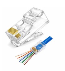 Conector RJ45 Cat6  X 100U Dahua (DH-PFM976-631)