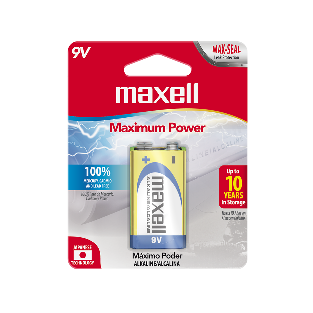 Pila Maxell Alcalina 9v BP1 (BP X12)