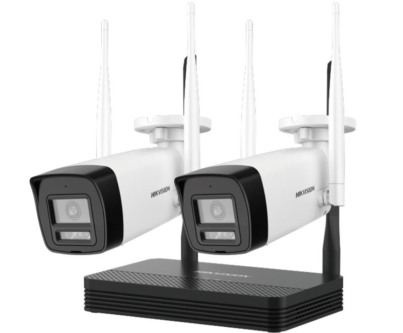 Kit NVS IP 2 Bullet 2mp Wi-Fi Hikvision (NKS422W0H)