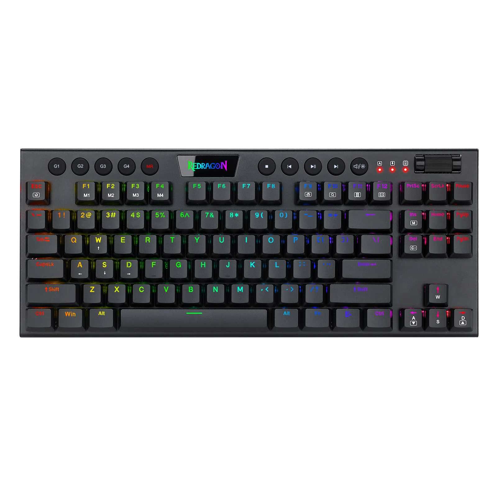 Teclado Gamer Redragon Horus TKL (K622-RGB SP-RED) Switch Red