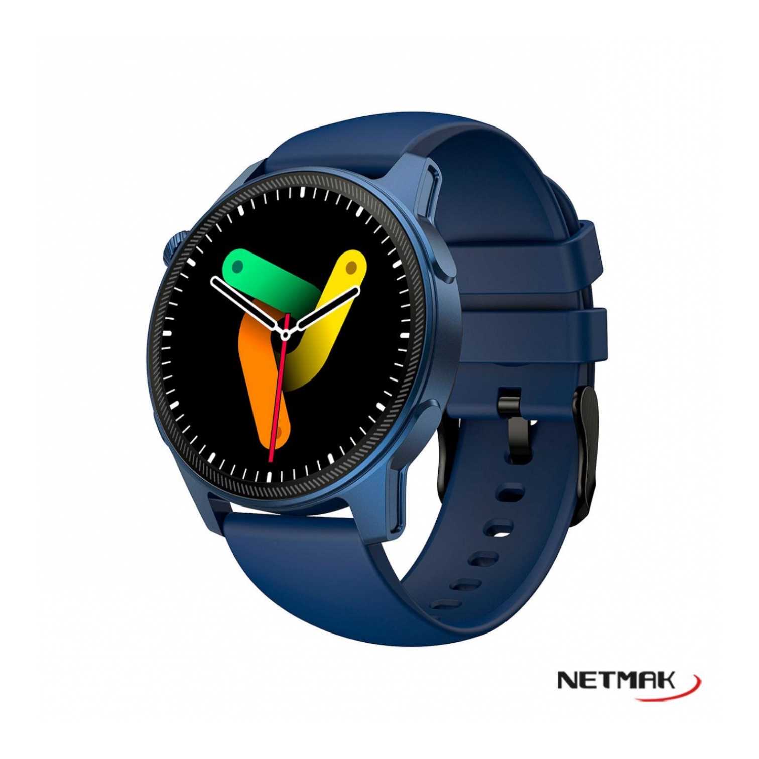Smartwatch Bluetooth 1.43" 5.3 Netmak (NM-ENERGY-B) Azul
