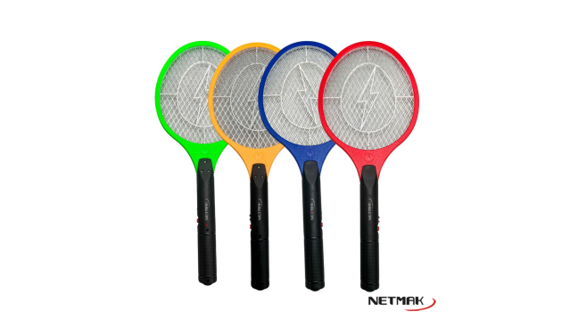 Raqueta Matamosquito Electrico Netmak (NM-RACKET) VERDE