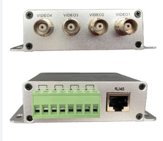 Bulenera de 4 Canales Metalico AHD HDCVI HDTVI HD 4CH. cable UTP CAT 5/5E/6