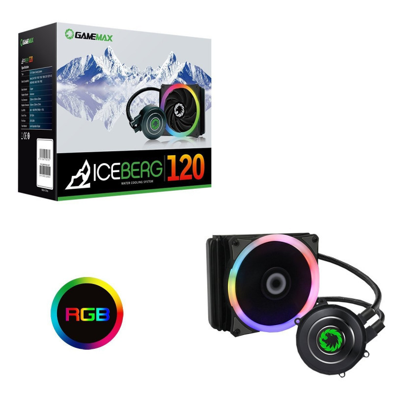 Cooler CPU GameMax Water Iceberg 120 Rainbow