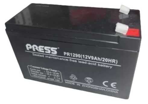 Bateria de Gel Recargable de 9A 12V PRESS (PR1290)