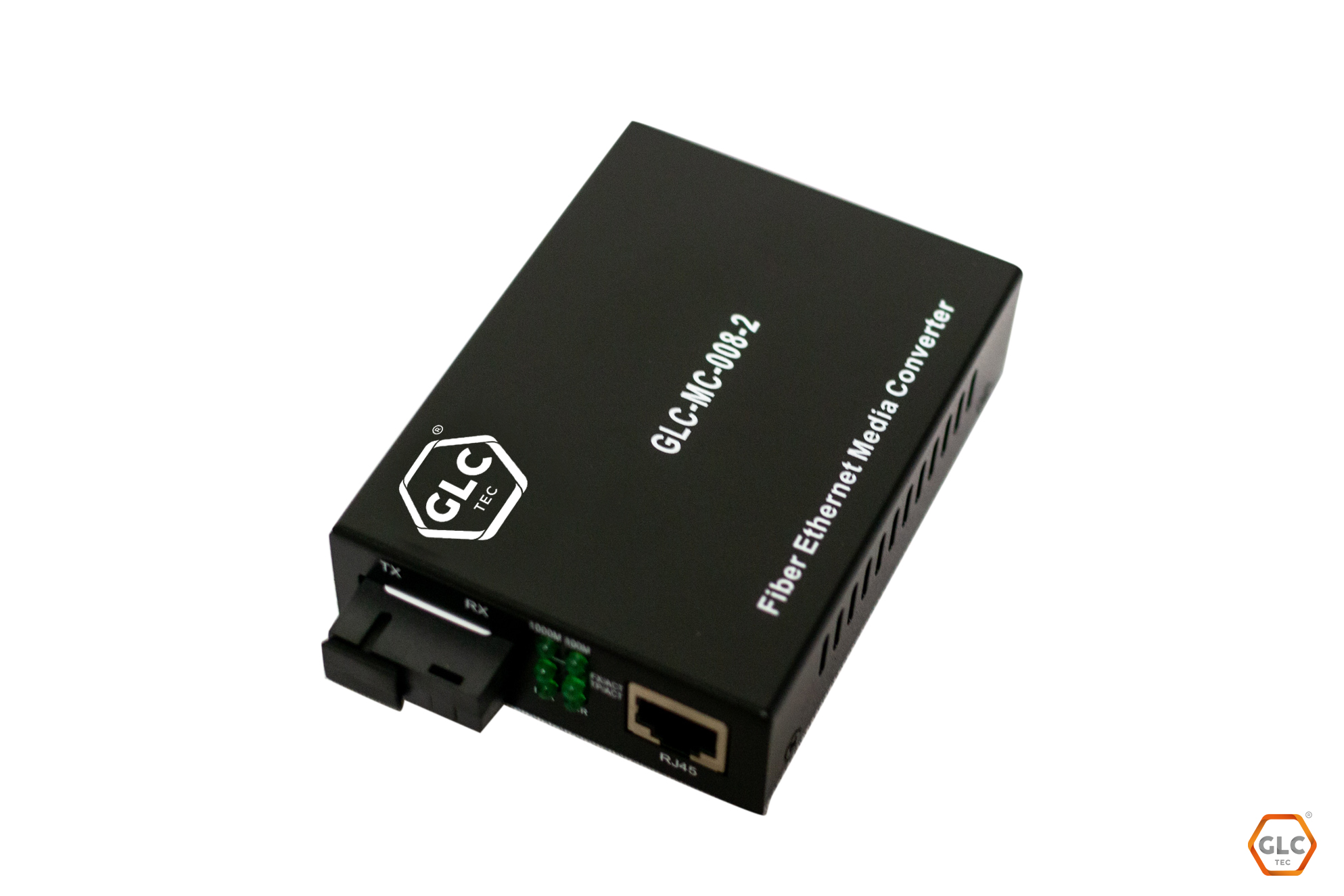 Conversor Single de Fibra Optica SM Media GLC (GLC-MC-008-2) Sin Fuente