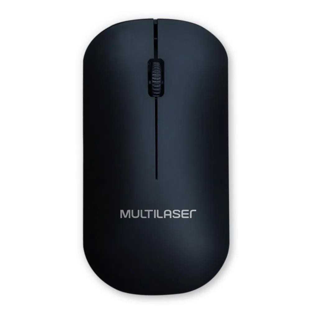 Mouse Inalambrico Multilaser Negro (MO307)