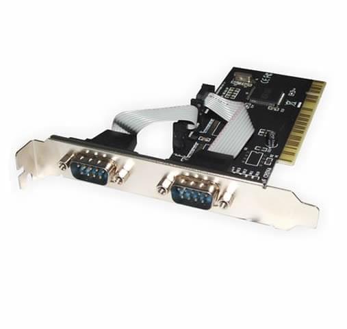 Placa PCI serie RS232 2 puertos Nisuta (NS-PLSE2)