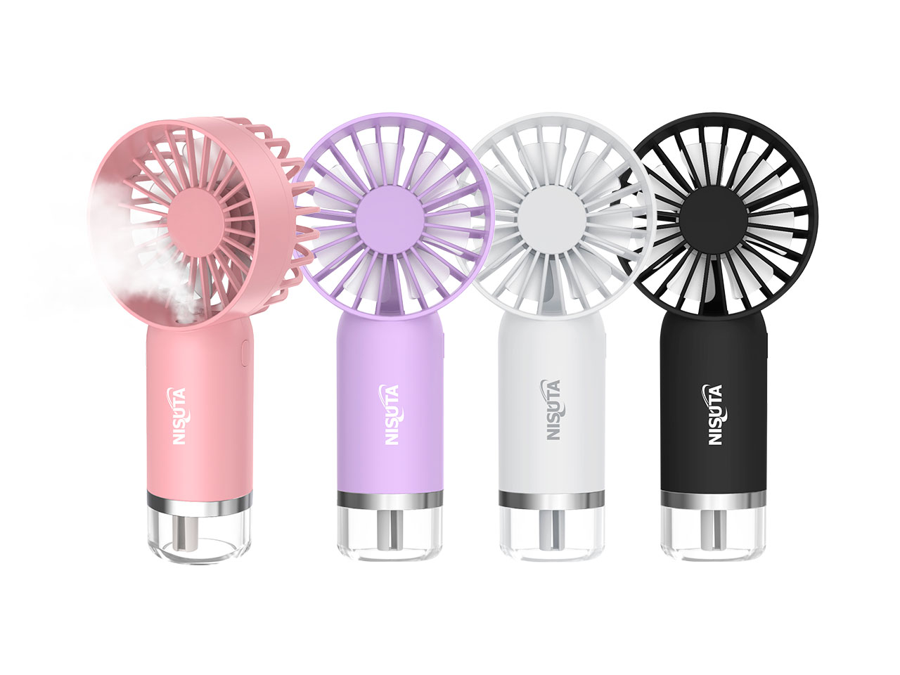 Ventilador Portatil con Vapor Refrescante Nisuta (NSFANUPS)
